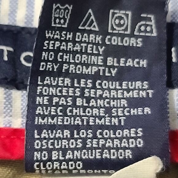 Tommy Hilfiger Mens Khaki Pants Beige Size 31X30 100% Cotton Zip Button Pockets - Picture 8 of 12